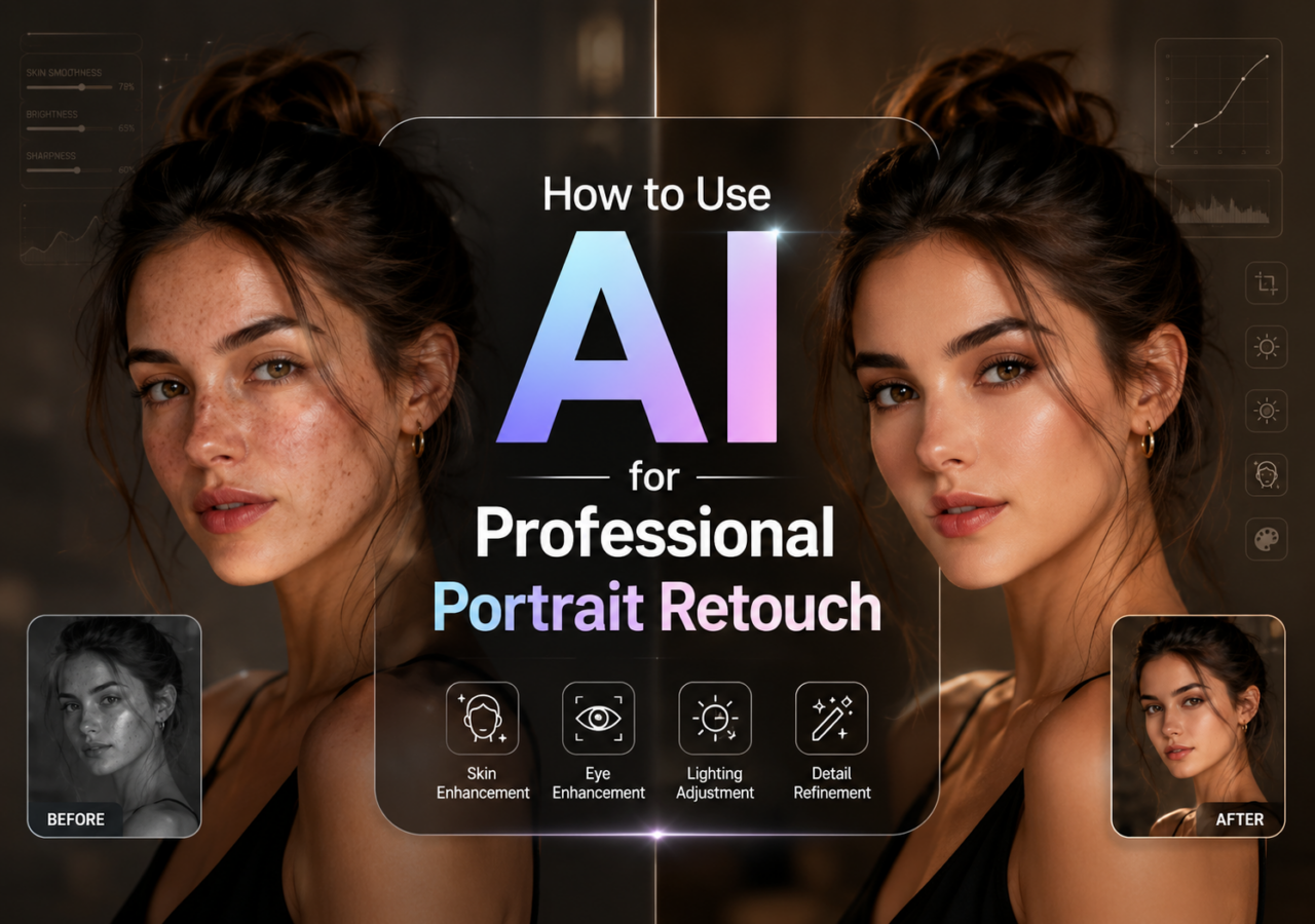 How to Use AI for Professional Portrait Retouch
