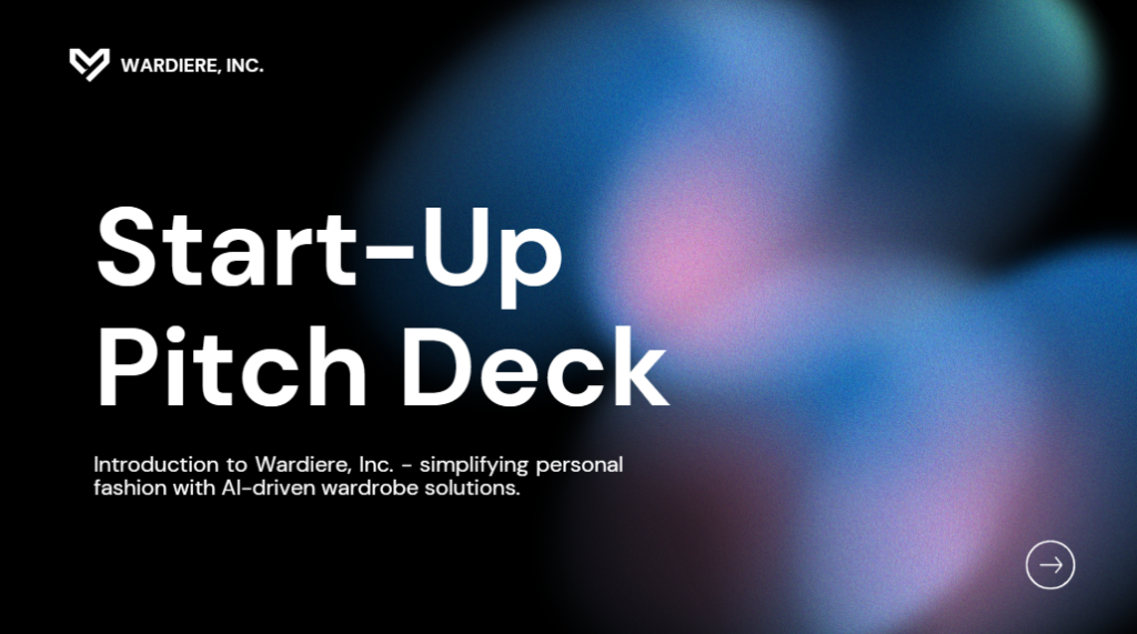 Startup Pitch Deck Cover