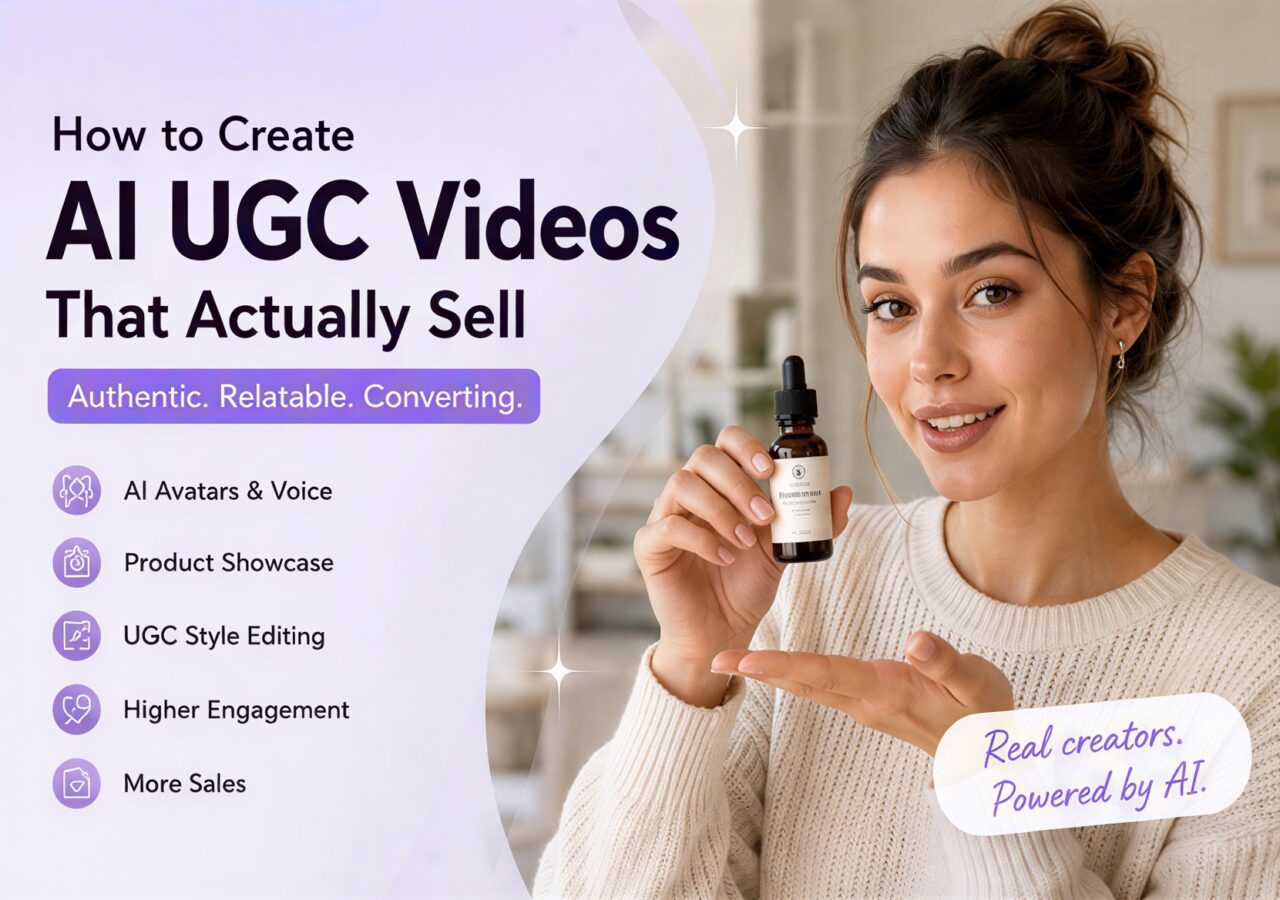 how to create high-converting e-commerce AI UGC videos