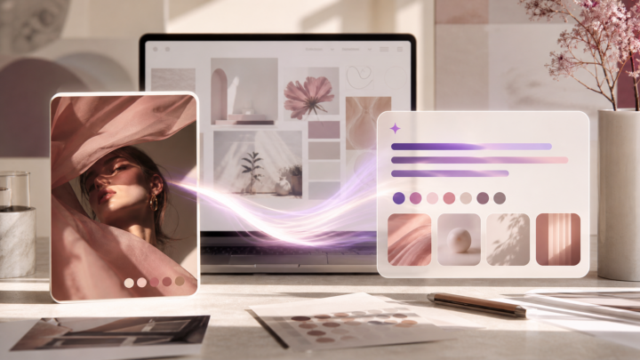 How to turn a reference image into better AI prompts with an editorial AI design workflow